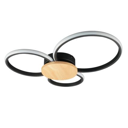 LED mennyezeti lámpa SABINA LED/38W/230V kaucsukfa