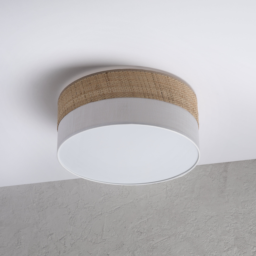LED mennyezeti lámpatest SIRJA BOHO LED/20W/230V 4000K Ø 35 cm bézs/fehér