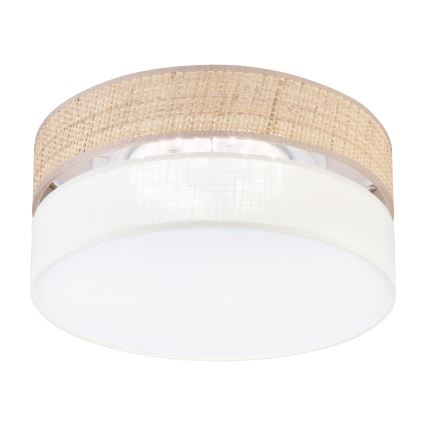 LED mennyezeti lámpa SIRJA BOHO LED/20W/230V 4000K átm. 35 cm bézs/krém