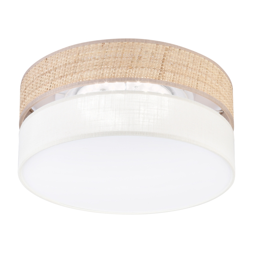 LED mennyezeti lámpa SIRJA BOHO LED/20W/230V 4000K átm. 35 cm bézs/krém