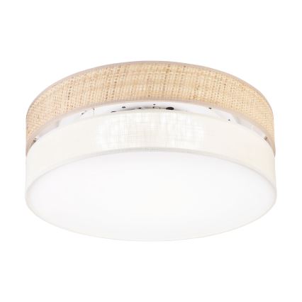LED mennyezeti lámpa SIRJA BOHO LED/36W/230V 4000K átm. 45 cm bézs/krém