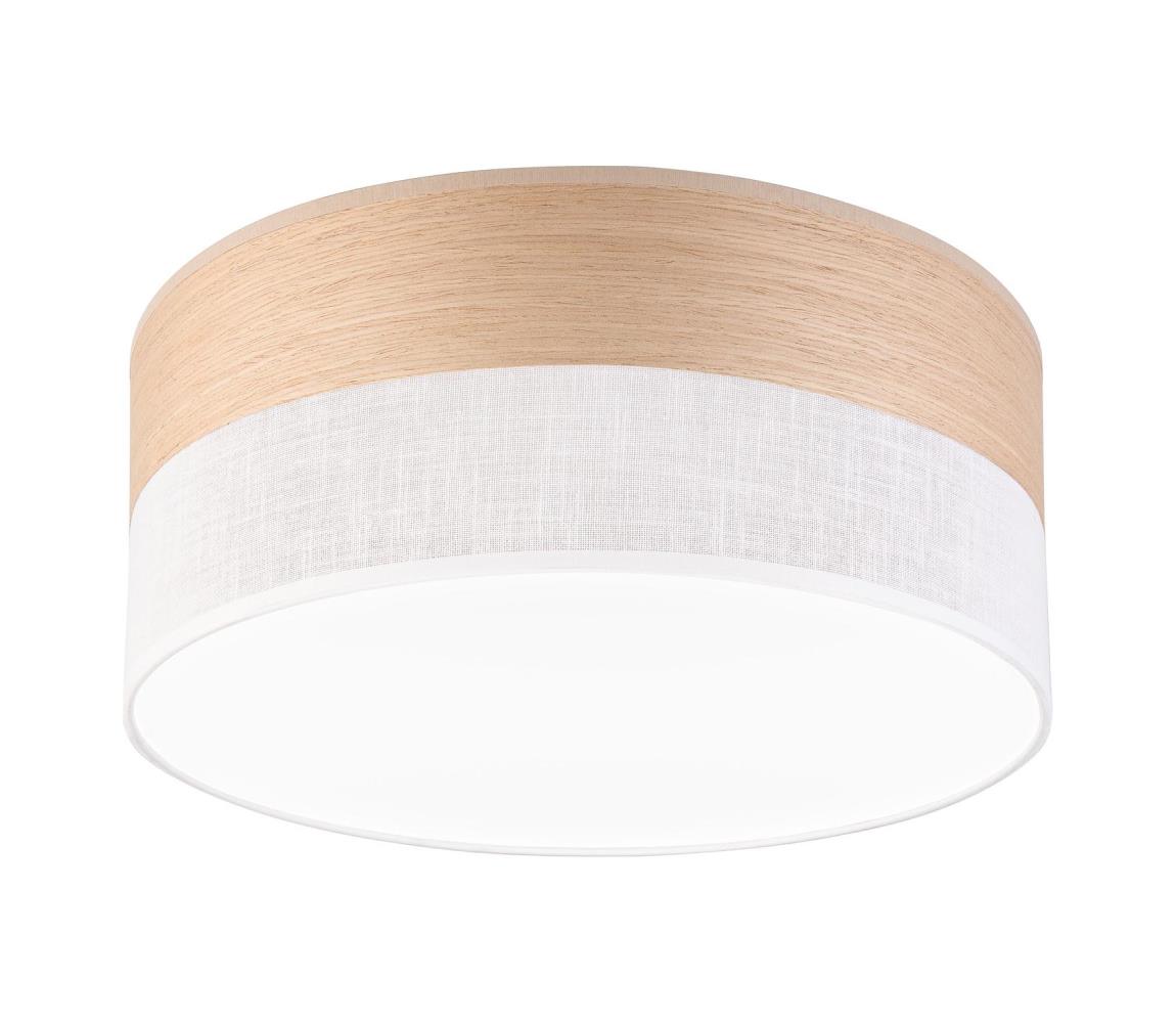 LED Mennyezeti lámpa SIRJA WOOD LED/20W/230V átm. 35 cm fehér/tölgy LM