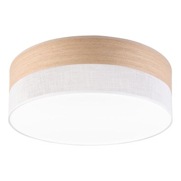 LED Mennyezeti lámpa SIRJA WOOD LED/36W/230V átm. 45 cm fehér/tölgy