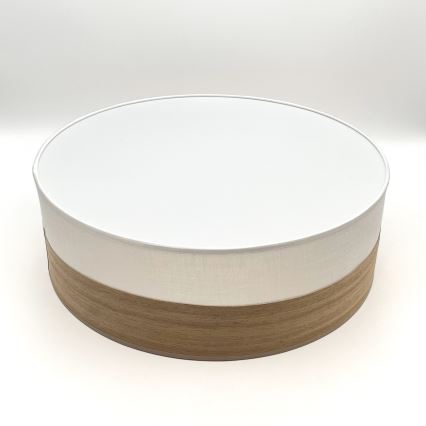 LED Mennyezeti lámpa SIRJA WOOD LED/36W/230V átm. 45 cm fehér/tölgy