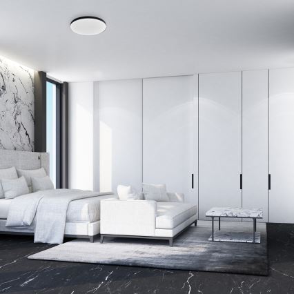 LED Mennyezeti lámpa SLIMI LED/24W/230V IP40 fekete