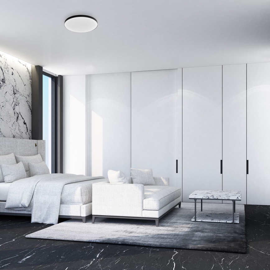 LED Mennyezeti lámpa SLIMI LED/24W/230V IP40 fekete