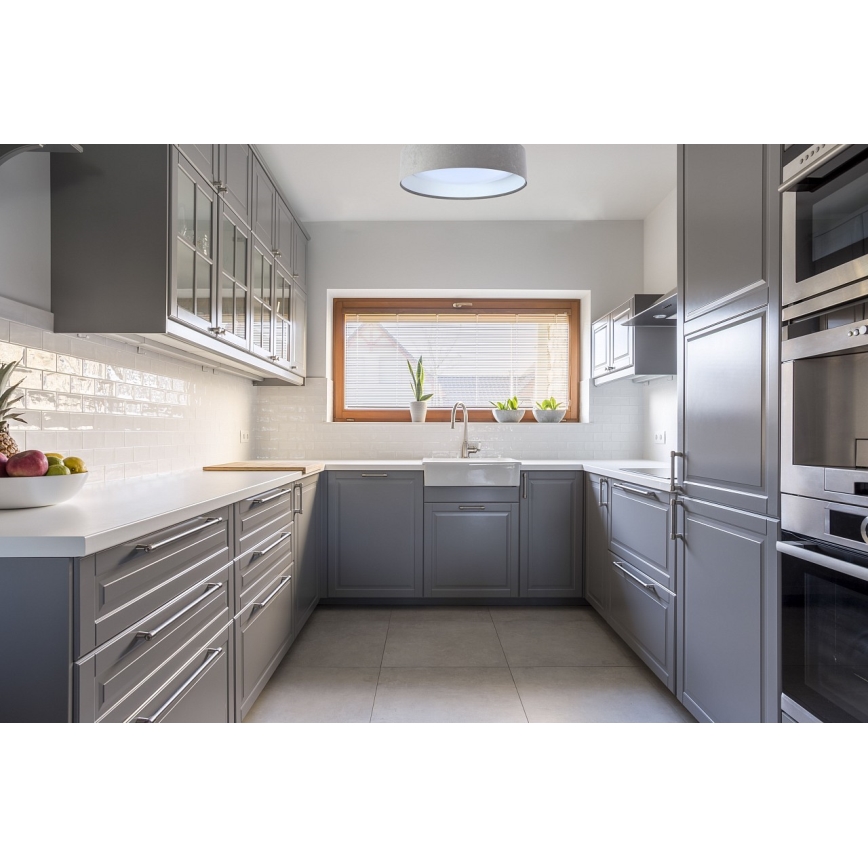 LED Dimmelhető mennyezeti lámpa SMART GALAXY LED/36W/230V á. 55 cm 2700-6500K Wi-Fi Tuya szürke/fehér + távirányító