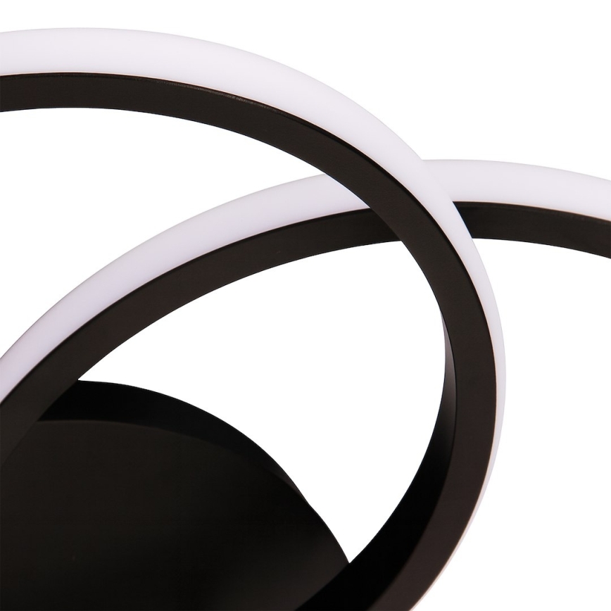 LED mennyezeti lámpa TITANO LED/12W/230V fekete