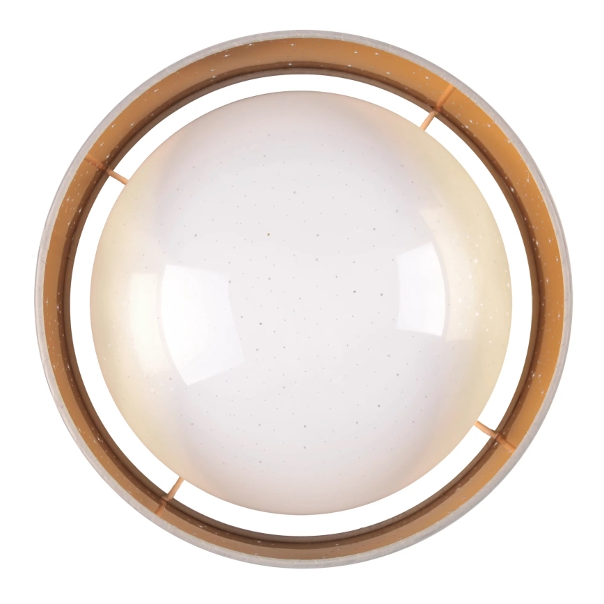 LED Mennyezeti lámpa TULUZA LED/18W/230V á. 32 cm barna