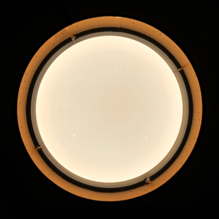 LED Mennyezeti lámpa TULUZA LED/18W/230V á. 32 cm barna