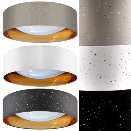 LED Mennyezeti lámpa TULUZA LED/24W/230V á. 40 cm barna