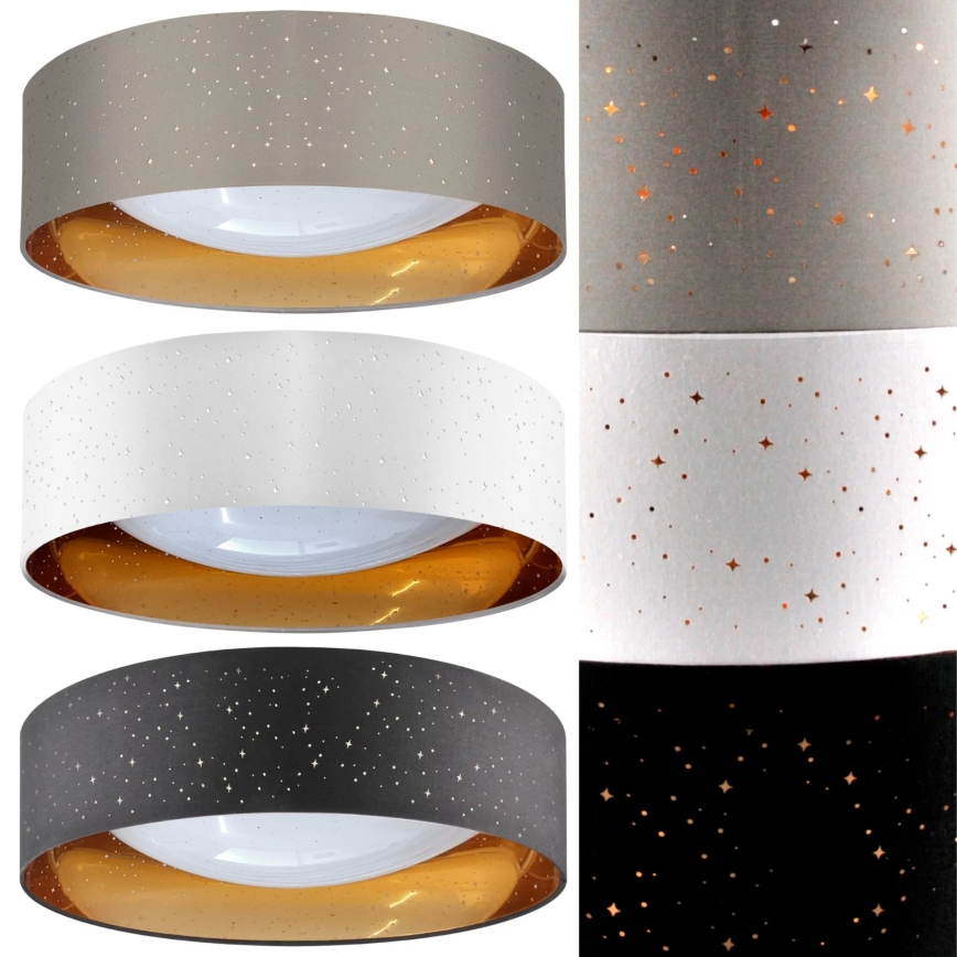 LED Mennyezeti lámpa TULUZA LED/24W/230V á. 40 cm barna