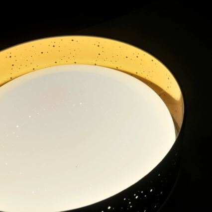 LED Mennyezeti lámpa TULUZA LED/24W/230V á. 40 cm barna