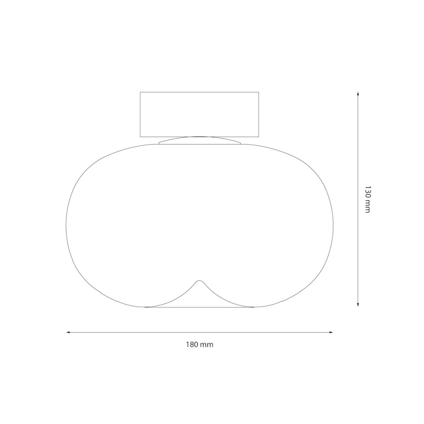 LED Mennyezeti lámpa VASO LED/4W/230V átm. 18 cm arany/füstös