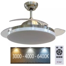 LED Mennyezeti lámpa ventilátorral LED/30W/230V 3000/4000/6400K + távirányító