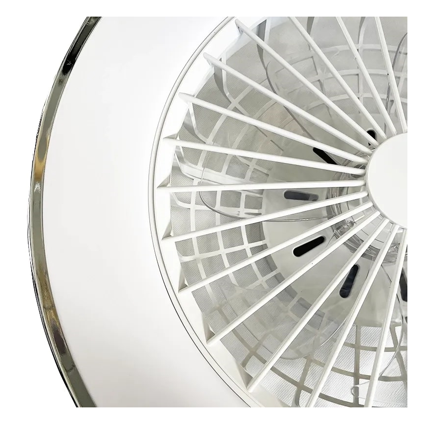 LED Dimmelhető mennyezeti lámpa ventilátorral OPAL LED/48W/230V 3000-6500K + távirányítás