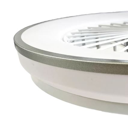 LED Dimmelhető mennyezeti lámpa ventilátorral OPAL LED/48W/230V 3000-6500K + távirányítás