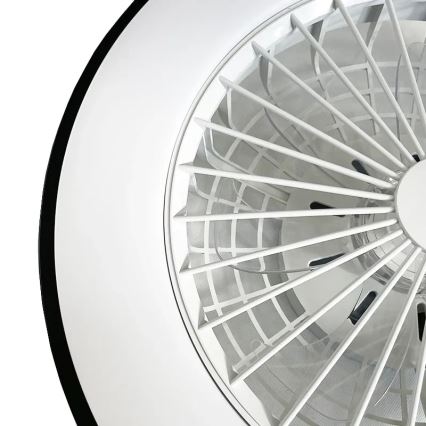 LED Dimmelhető mennyezeti lámpa ventilátorral OPAL LED/48W/230V 3000-6500K + távirányítás