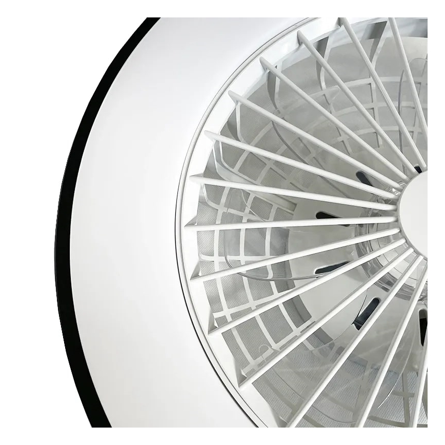 LED Dimmelhető mennyezeti lámpa ventilátorral OPAL LED/48W/230V 3000-6500K + távirányítás