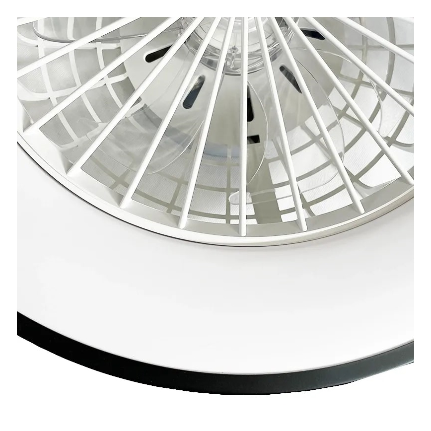 LED Dimmelhető mennyezeti lámpa ventilátorral OPAL LED/48W/230V 3000-6500K + távirányítás