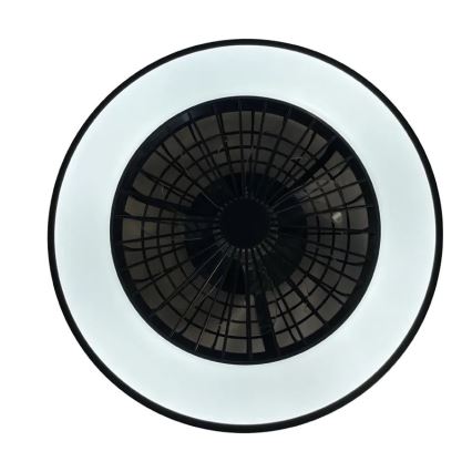 LED Fényerőszabályozható mennyezeti lámpa ventilátorral OPAL LED/48W/230V 3000-6500K + távirányító