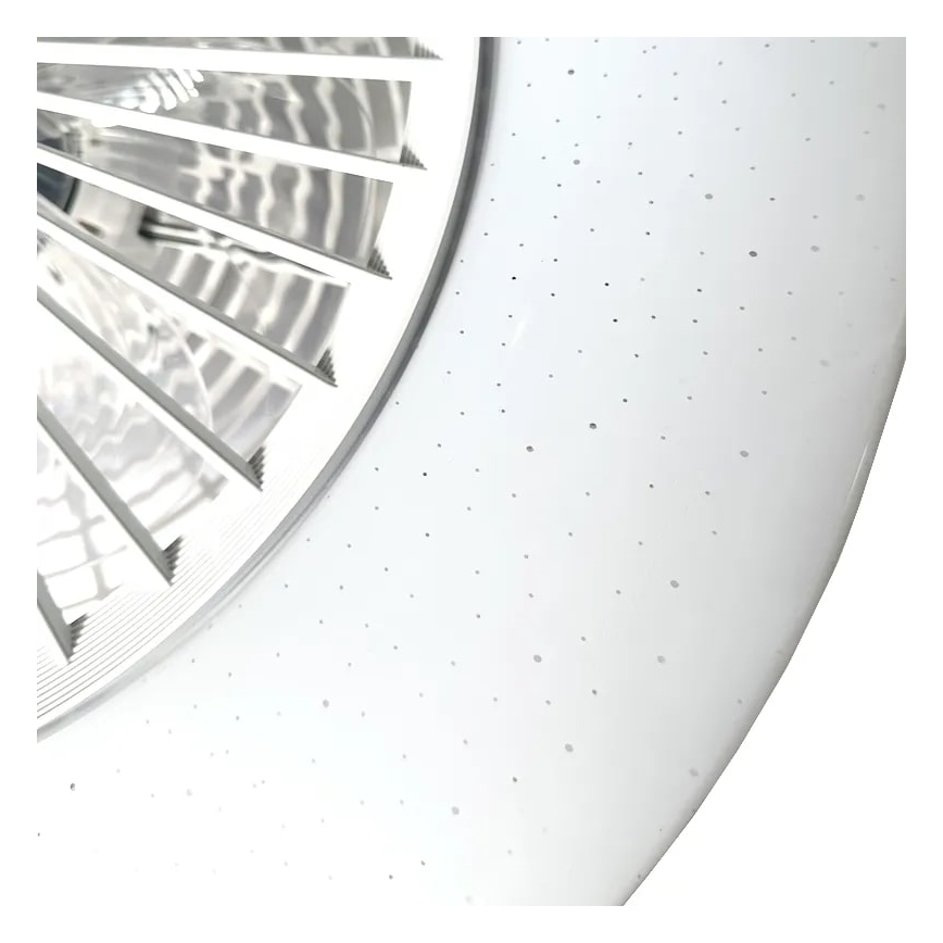 LED Fényerőszabályzós mennyezeti lámpa ventilátorral OPAL LED/72W/230V 3000-6500K + távirányító