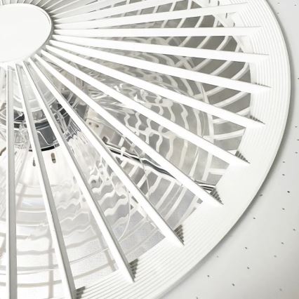 LED Fényerőszabályzós mennyezeti lámpa ventilátorral OPAL LED/72W/230V 3000-6500K + távirányító