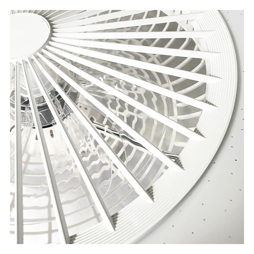 LED Fényerőszabályzós mennyezeti lámpa ventilátorral OPAL LED/72W/230V 3000-6500K + távirányító