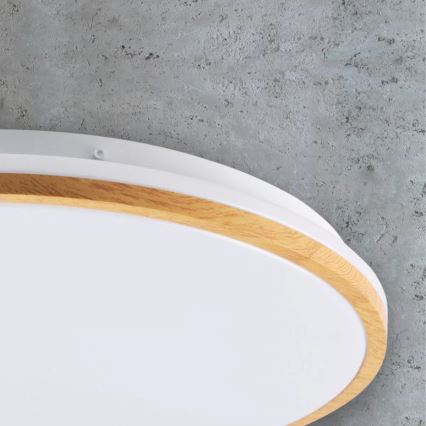 LED Mennyezeti lámpa WOODY LED/15W/230V á. 28 cm