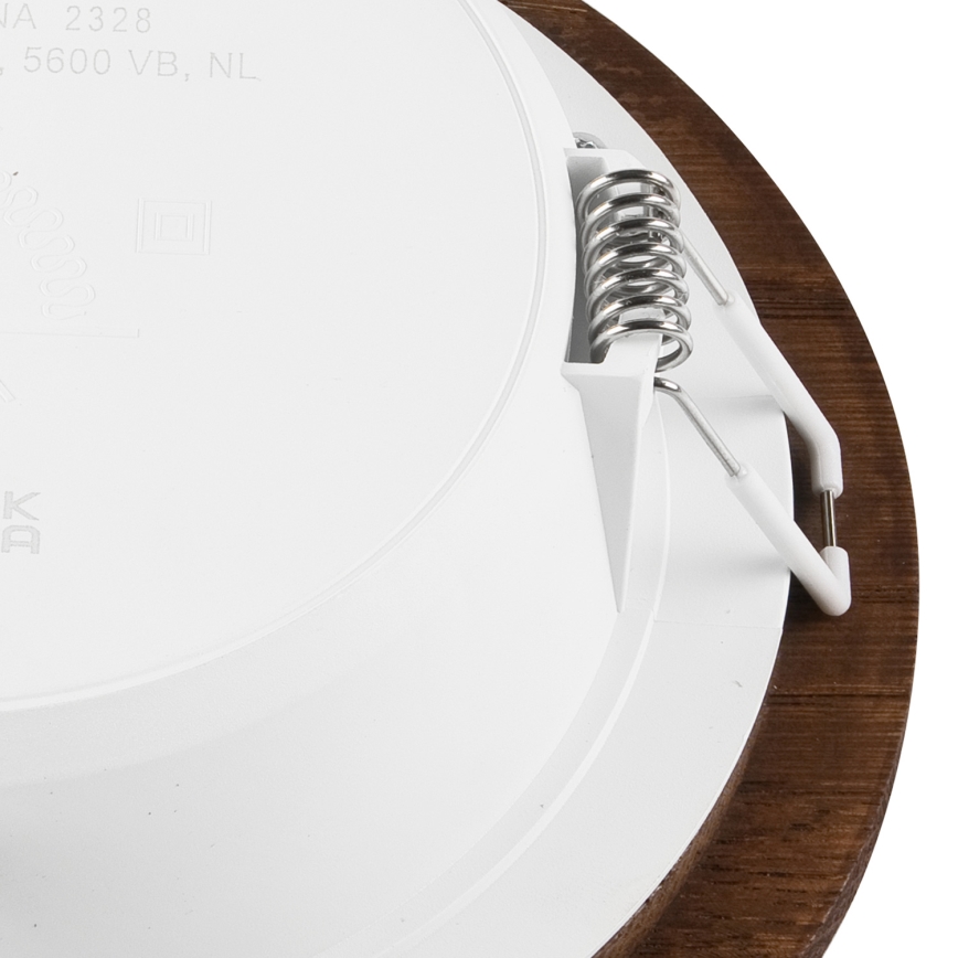 LED beépíthető lámpa WOODY SPOT LED/12,5W/230V 3000K cseresznye ? 16 cm