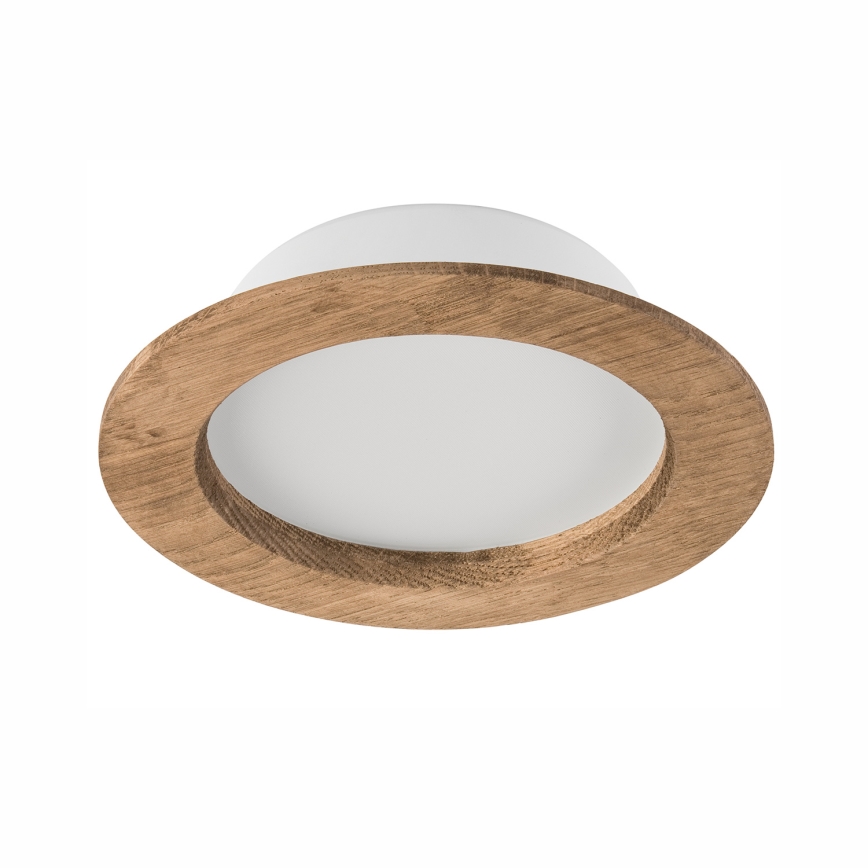 LED beépíthető lámpa WOODY SPOT LED/12,5W/230V 4000K dió ? 16 cm