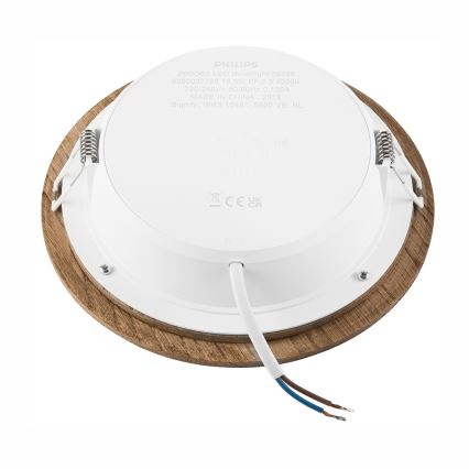 LED beépíthető lámpa WOODY SPOT LED/16,5W/230V 4000K dió ? 18,5 cm