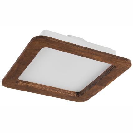 LED beépíthető lámpa WOODY SPOT LED/17W/230V 3000K cseresznye 18,5x18,5 cm