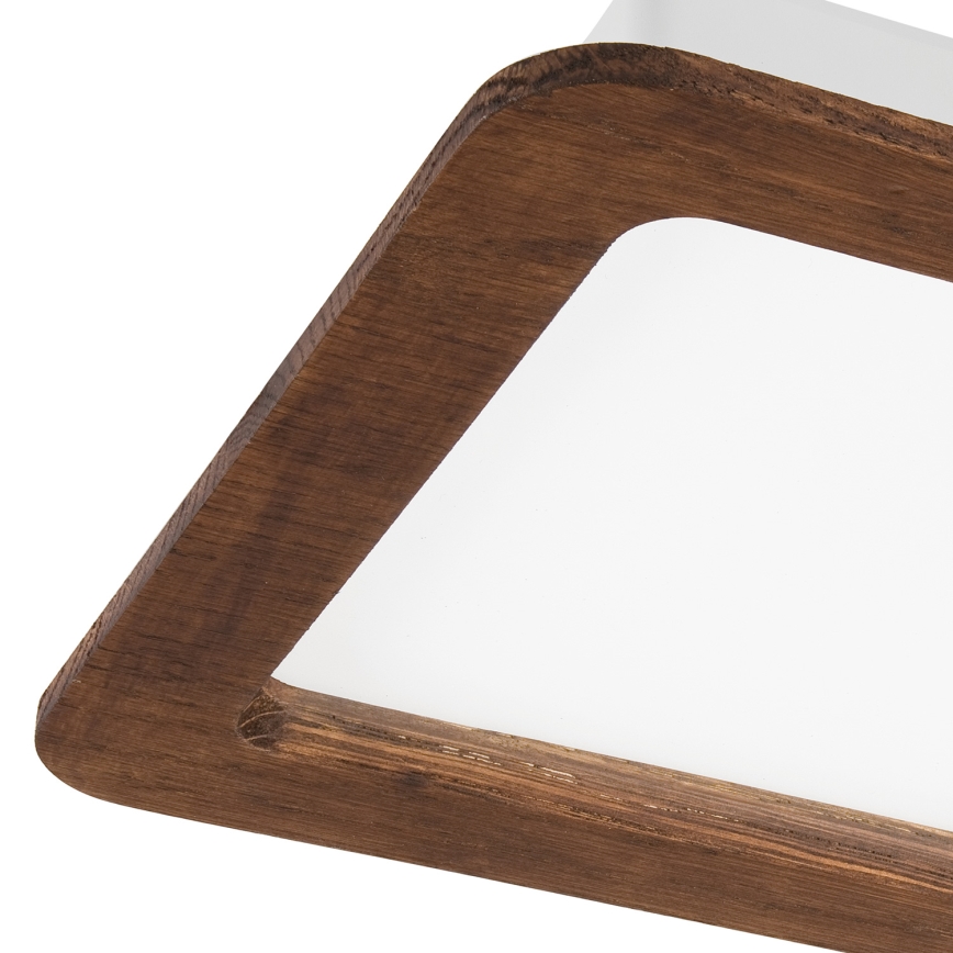 LED beépíthető lámpa WOODY SPOT LED/17W/230V 3000K cseresznye 18,5x18,5 cm