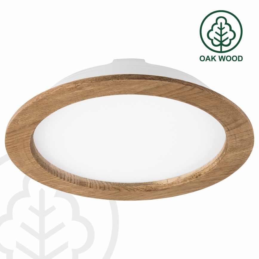 LED beépíthető lámpa WOODY SPOT LED/23,5W/230V 4000K dió ? 23,5 cm