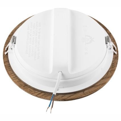 LED beépíthető lámpa WOODY SPOT LED/23,5W/230V 4000K dió ? 23,5 cm