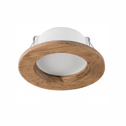 LED beépíthető lámpa WOODY SPOT LED/5,5W/230V 4000K dió ? 10 cm