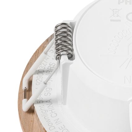 LED beépíthető lámpa WOODY SPOT LED/5,5W/230V 4000K tölgy ? 10 cm