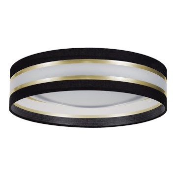 LED mennyezeti lámpatest CORAL GOLD LED/24W/230V fekete/arany