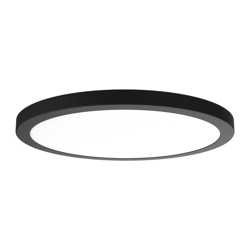 LED mennyezeti lámpatest EVORA LED/18W/230V 3000/4000/6000K átm. 22,5 cm fekete