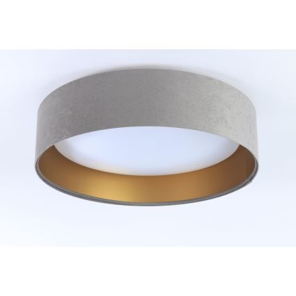 LED mennyezeti lámpatest GALAXY LED/24W/230V Ø 44 cm szürke/arany