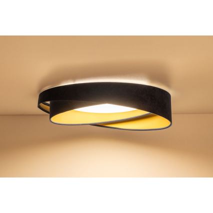 LED mennyezeti lámpatest GALAXY MODERN, 24W, 230V, Ø 55 cm, kék/arany