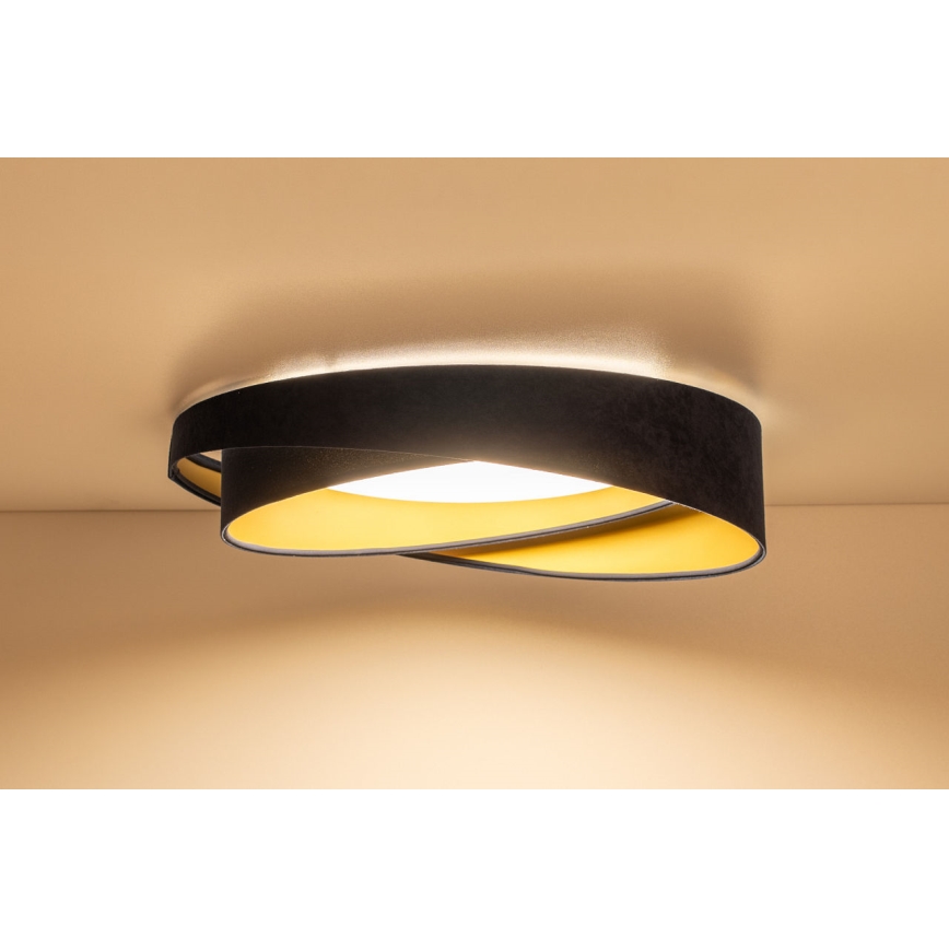 LED mennyezeti lámpatest GALAXY MODERN, 24W, 230V, Ø 55 cm, kék/arany
