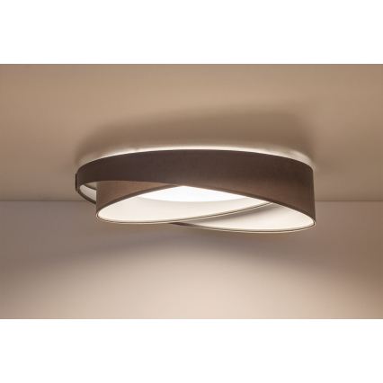 LED mennyezeti lámpatest GALAXY MODERN LED/24W/230V átm. 55 cm szürke/fehér