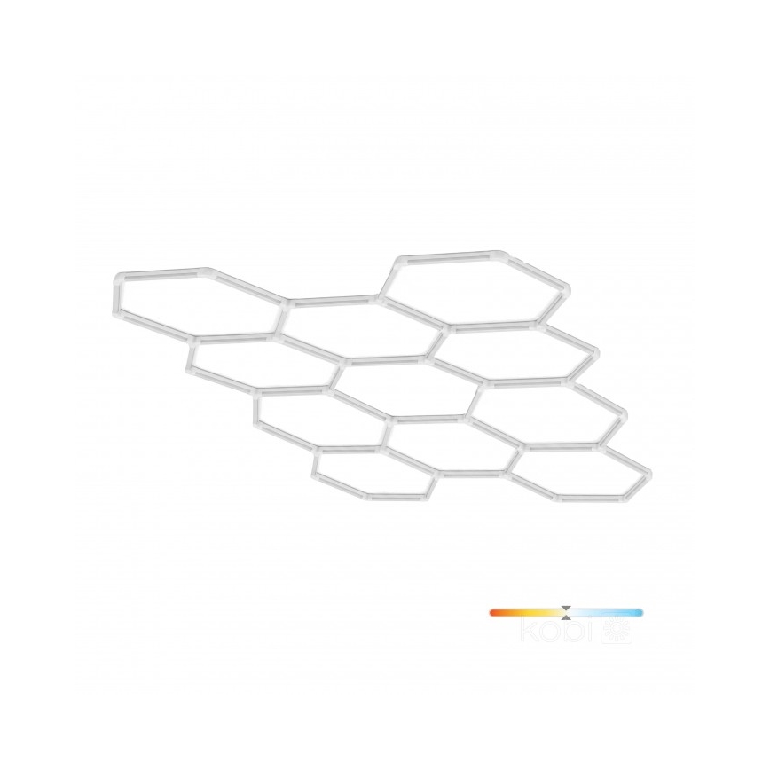 LED mennyezeti lámpatest HEXLINE LED/513W/230V 4000K 300x516 cm fehér