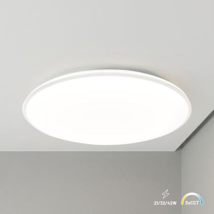 LED mennyezeti lámpatest HUGO LED/21/32/42W/230V 3000/4000/6500K átm. 45 cm IP54 fehér