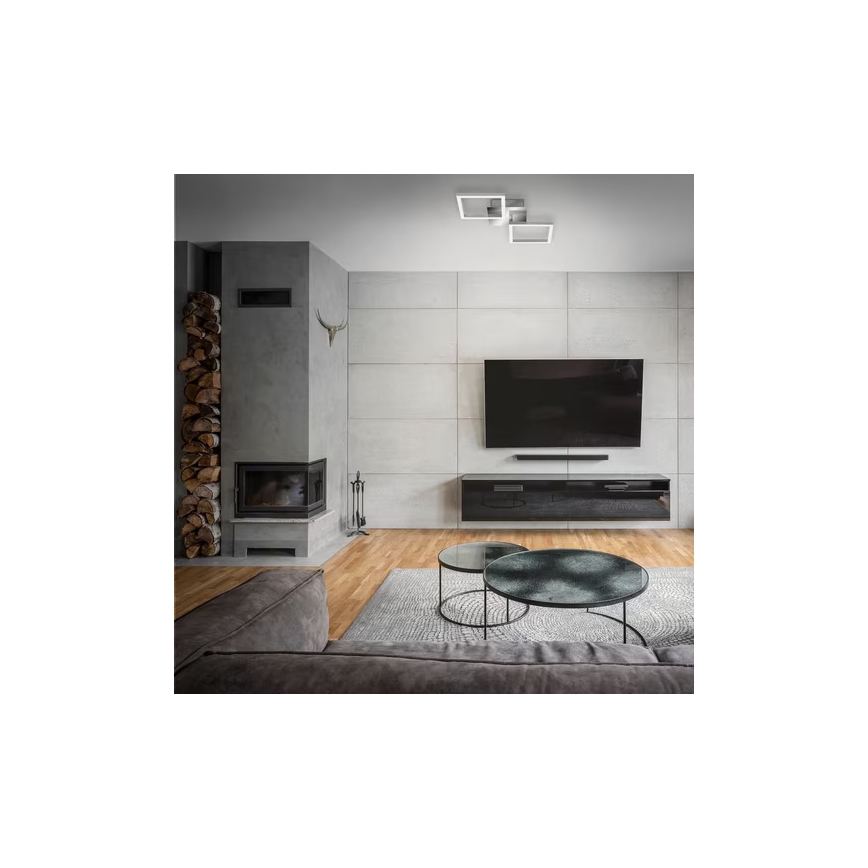 LED mennyezeti lámpatest LED/10W/230V 3000K matt króm