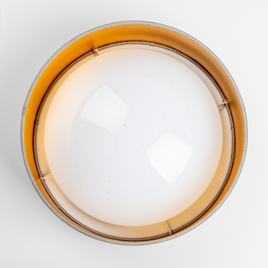 LED mennyezeti lámpatest LED/12W/230V átm. 32 cm taupe/arany