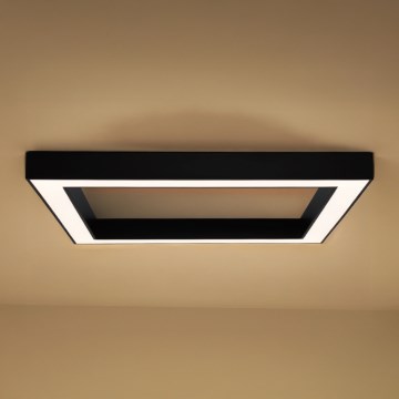 LED mennyezeti lámpatest LED/130W/230V 3000/4000/6500K 100x100 cm fekete