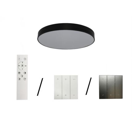 LED mennyezeti lámpatest LED/135W/230V 3000/4000/6500K Ø 80 cm fekete